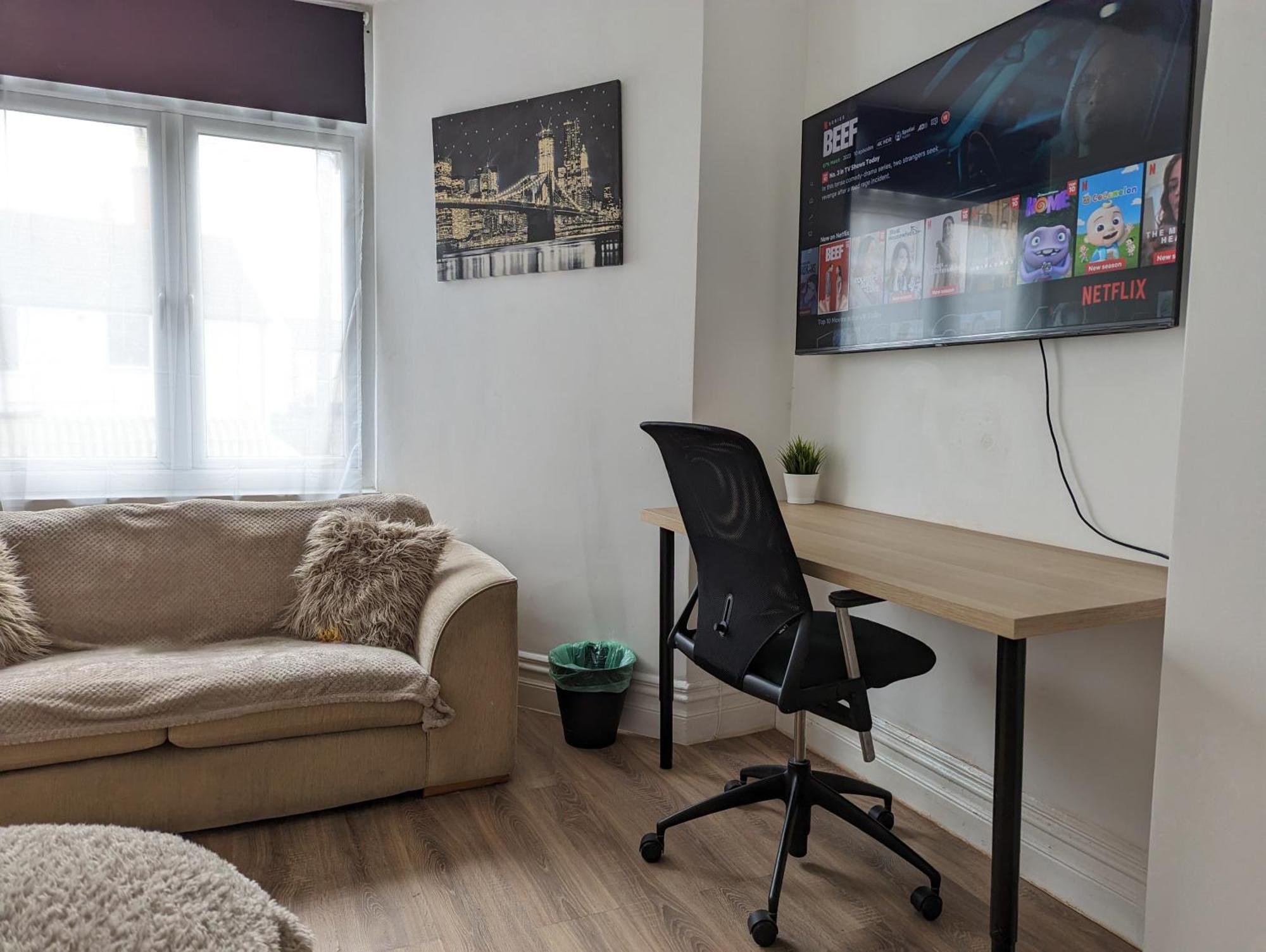 Serene 1 Bedroom Flat In Roath Cardiff Luaran gambar